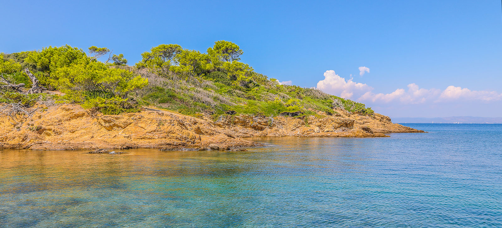 Bateau Navette pour Porquerolles | Pointe de l'Aiguade