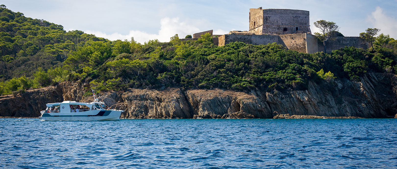 Bateau pour Porquerolles | Fort de l'Alycastre